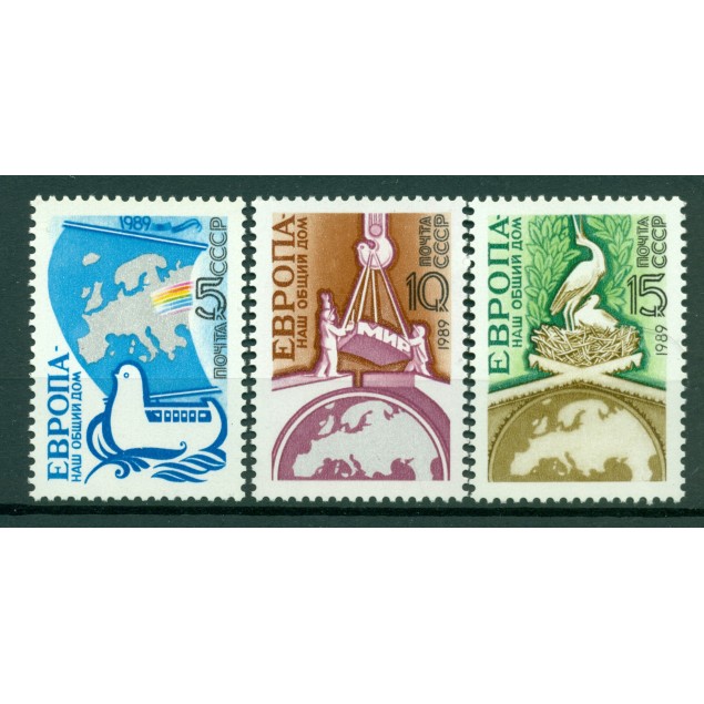 URSS 1989 - Y & T n. 5637/39 - Europa