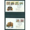 Allemagne - Germany 1991 - Michel n.1563/68 - Relais de poste historiques en II