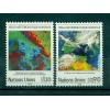 Nations Unies Géneve  1989 - Michel n.176/77 - "Veille Météorologique Mondiale"