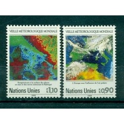 Nations Unies Genève  1989 - Y & T n.176/77 - Veille Météorologique Mondiale (Michel n. 176/77)