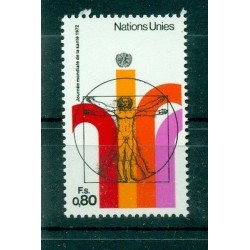 Nations Unies Géneve 1972 - Michel n. 24 - "Journée mondiale de la santé"