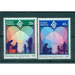 Nations Unies New York 1994 - Michel n. 661/62 - "Année Internationale de la Fam