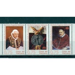 Vatican 2012 - Mi. n. 1745/1747 - Vatican Secret Archives 400th Ann. set