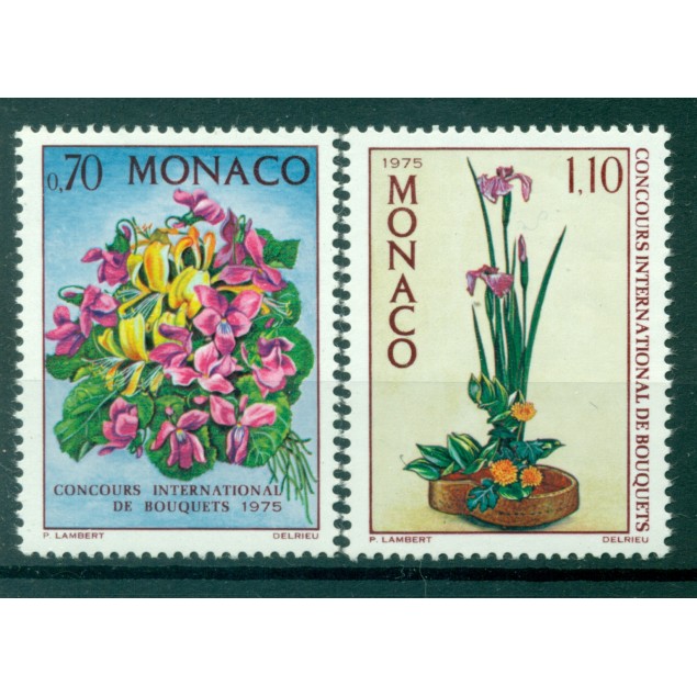 Monaco 1974 - Y & T  n. 984/85 - International Contest of Bouquets