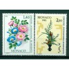 Monaco 1981 - Y & T  n. 1295/96 - Concours international de bouquets