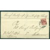 Germania 1889/1900 - Michel n. 47 - Serie ordinaria su lettera