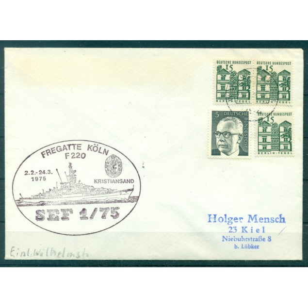 Germany 1975 - Cover frigate Köln