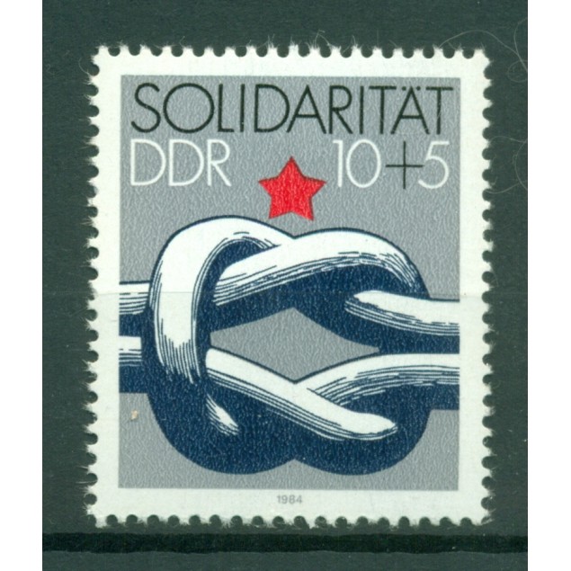 Allemagne - RDA 1984 - Y & T n. 2534 - Solidarité  (Michel n. 2909)