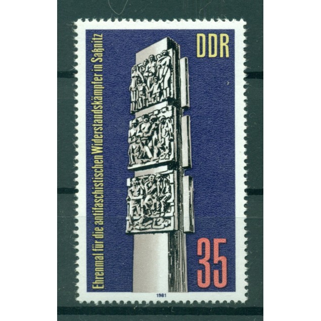 Germania - RDT 1981 - Y& T n. 2293 - Monumento di Sassnitz (Michel n. 2639)