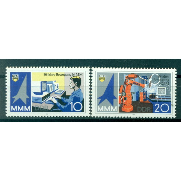 Germany - GDR 1987 - Y & T n. 2746/47 - MMM (Michel n. 3132/33)