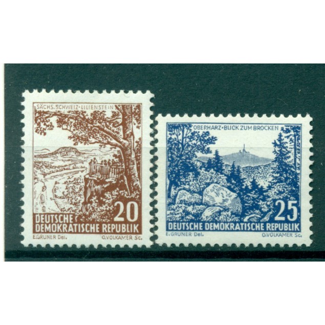 Allemagne - RDA 1961 - Y & T n. 530-531 - Série courante (Michel n. 815/16)