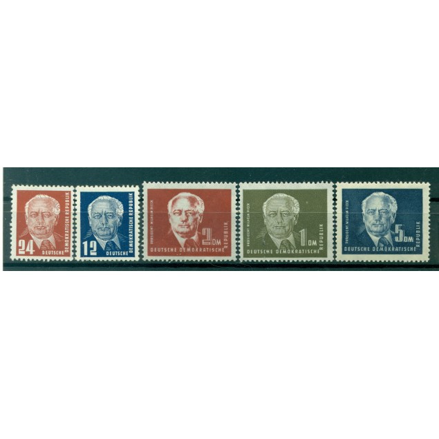 Germany - GDR 1952-53 - Y & T n. 69/72A - Definitive (Michel n. 251/55)