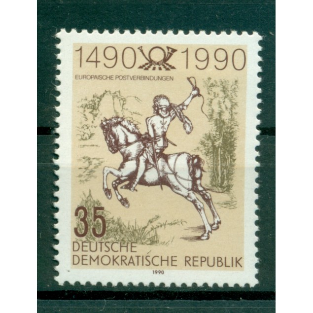 Allemagne - RDA 1990 - Y & T n. 2899 - Relations postales internationales (Michel n. 3299)