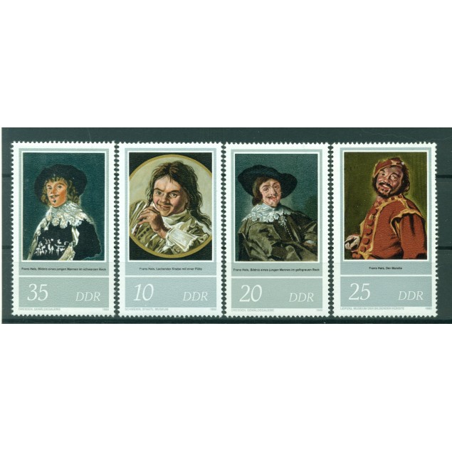 Allemagne - RDA 1980 - Y & T n. 2205/08 - Frans Hals (Michel n. 2543/46)