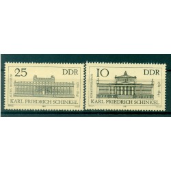 Allemagne - RDA 1981 - Y & T n. 2276/77 - Karl Friedrich Schinkel (Michel n. 2619/20)