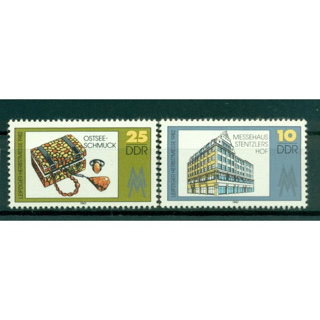 Germany - GDR 1982 - Y & T n. 2381/82 - Leipzig Fall Fair (Michel n. 2733/34)