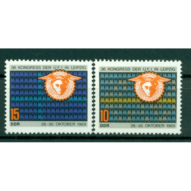 Germania - RDT 1969 - Y& T n. 1206/07 - UFI (Michel n. 1515/16)