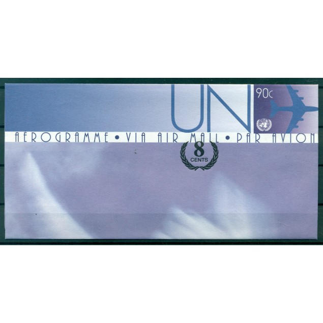 United Nations New York 2009 - Air Mail. Postal stationery 90 cents