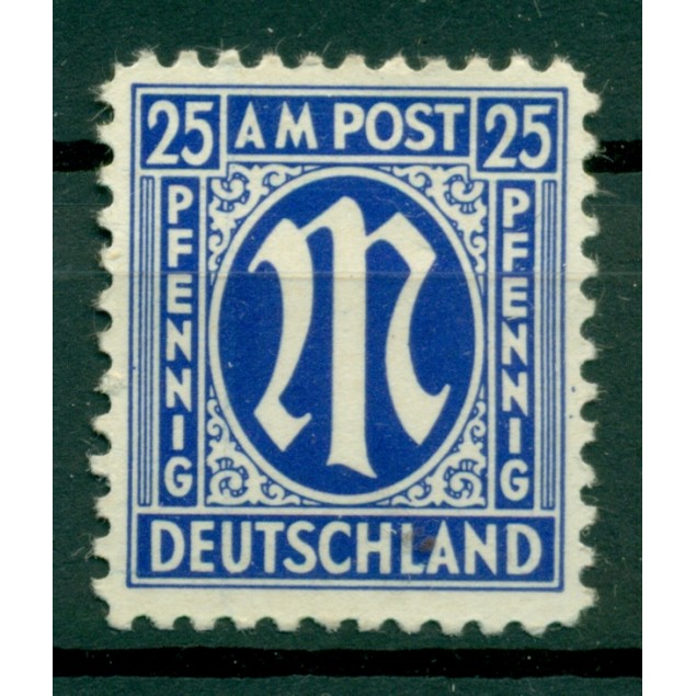 Allemagne - Allemagne Bizone 1945 - Y & T n. 13 - Série courante (Michel n. 28)