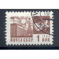 Photo de stock enveloppe arrière vintage avec timbres russes 64665454