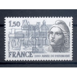 France 1980 - Y & T n. 2092 - Heritage Year  (Michel n. 2212)