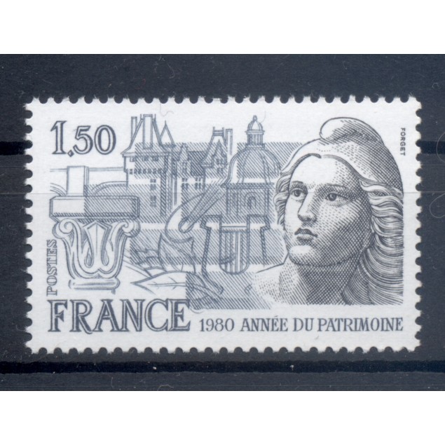 France 1980 - Y & T  n. 2092 - Année du Patrimoine (Michel n. 2212)