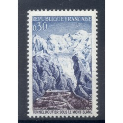 France 1965 - Y & T n. 1454 - Road tunnel under Mont Blanc (Michel n. 1520)