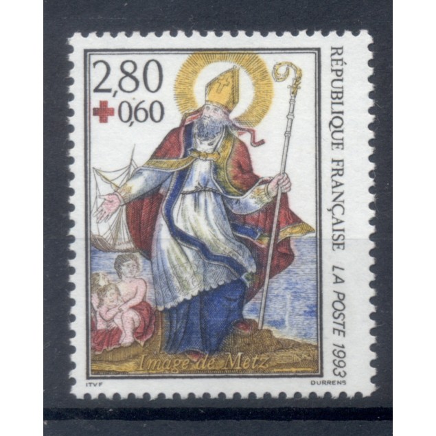 Francia  1993 - Y & T n. 2853 a. - A profitto della Croce Rossa (Michel n. 2998 C)