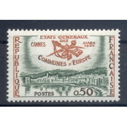 France 1960 - Y & T n. 1244 - Estates General of European municipalities (Michel n. 1292)