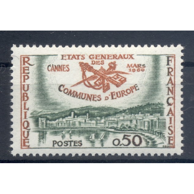 France 1960 - Y & T n. 1244 - Estates General of European municipalities (Michel n. 1292)