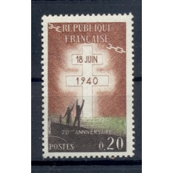 France 1960 - Y & T  n. 1264 - Appel à la Résistance (Michel n. 1315)