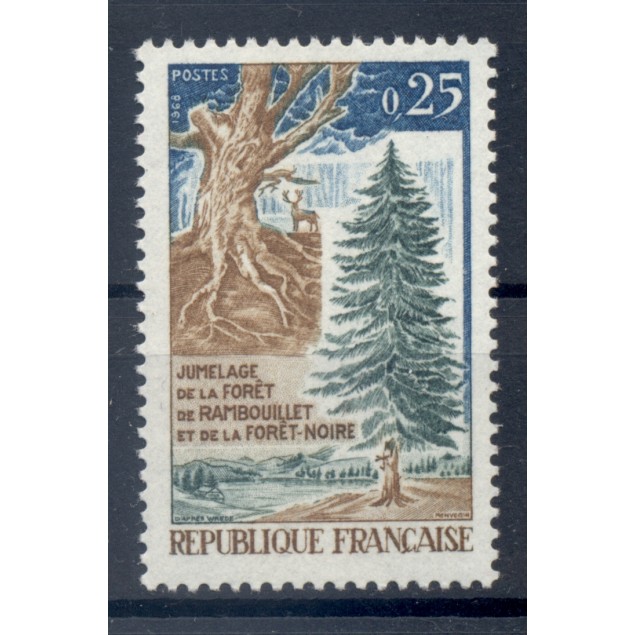 Francia 1968 - Y & T n. 1561 - Foresta di Rambouillet (Michel n. 1626)