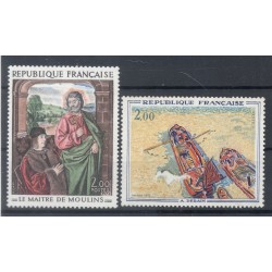 France 1972 - Y & T n. 1732/33 - Artworks (Michel n. 1810-14)