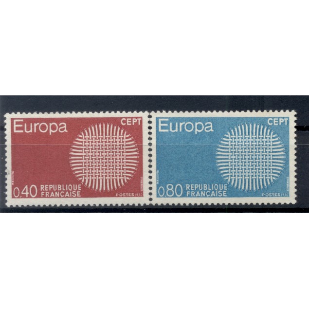 France 1970 - Y & T n. 1637/38 - Europa (Michel n. 1710/11)