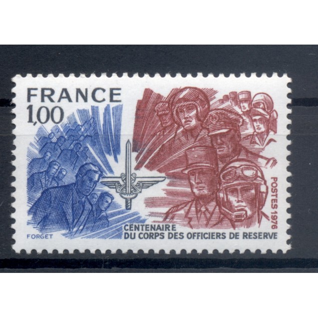 France 1976 - Y & T  n. 1890 - Corps des officiers de réserve (Michel n. 1979)