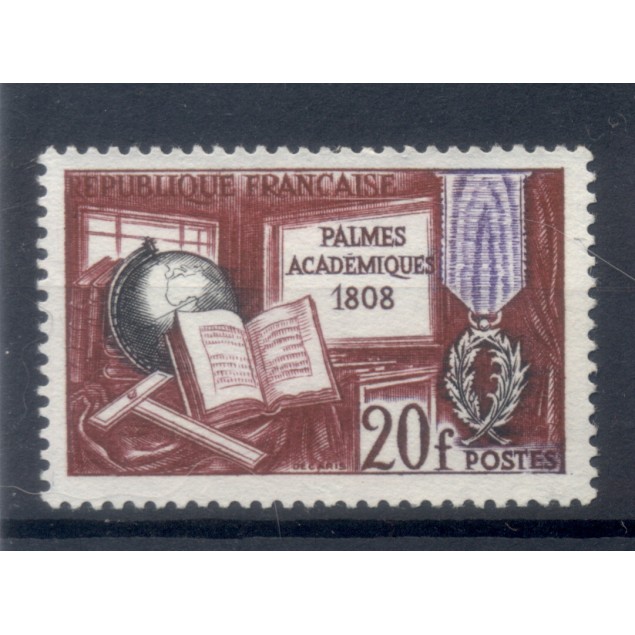 France 1959 - Y & T n. 1190 - Academic Palms (Michel n. 1229)