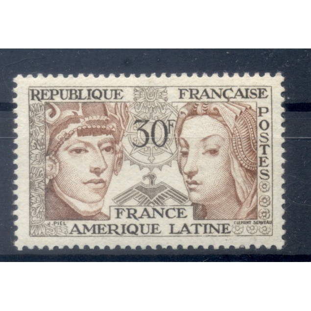 France 1956 - Y & T n. 1060 - France-Latin America friendship  (Michel n. 1088)