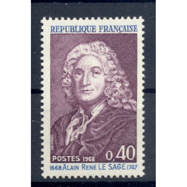 France 1968 - Y & T n. 1558 - Alain René Lesage (Michel n. 1623)