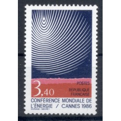 France 1986 - Y & T  n. 2445 - Conférence mondiale de l'énergie (Michel n. 2578)