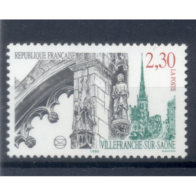 France 1990 - Y & T n. 2647 - Federation of French Philatelic Societies (Michel n. 2779)