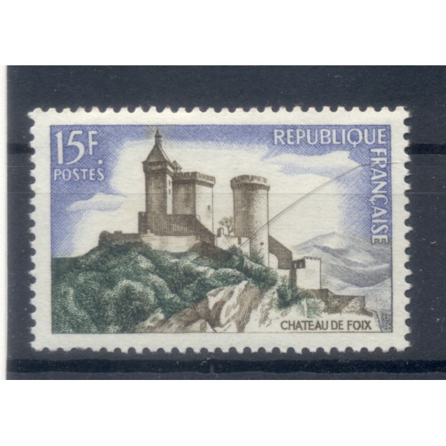 Francia  1958 - Y & T n. 1175 - Castello di Foix (Michel n. 1213)