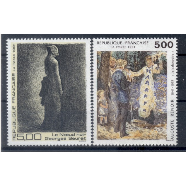 France 1991 - Y & T n. 2692/93 - Art  (Michel n. 2818-29)