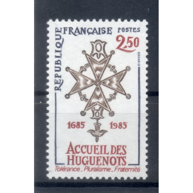 France 1985 - Y & T  n. 2380 - Révocation de l'Èdit de Nantes (Michel n. 2512)