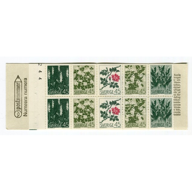 Svezia 1968 - Mi. n. MH-18 - Flora