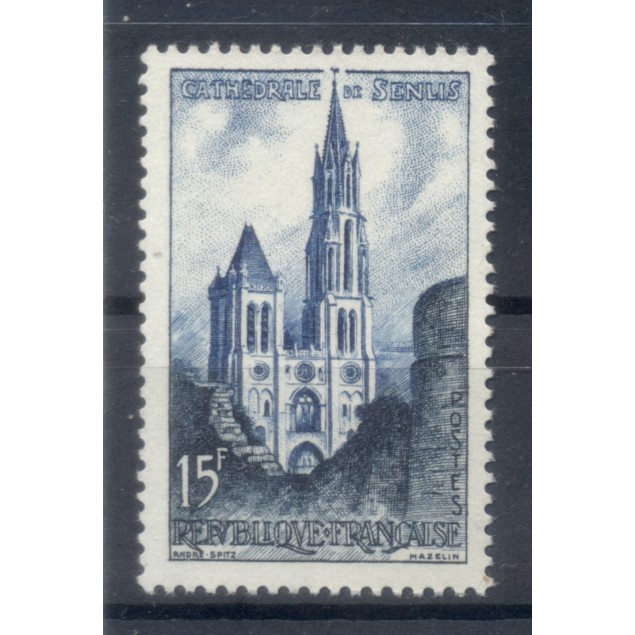 France 1958 - Y & T  n. 1165 - Cathédrale de Senlis (Michel n. 1201)