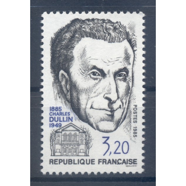 Francia  1985 - Y & T n. 2390 - Charles Dullin  (Michel n. 2521)