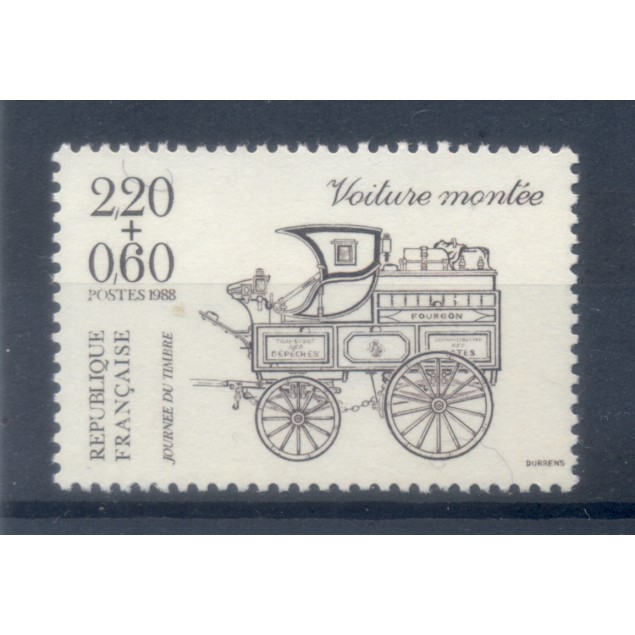 France 1988 - Y & T  n. 2526 - Journée du Timbre (Michel n. 2662 C b)