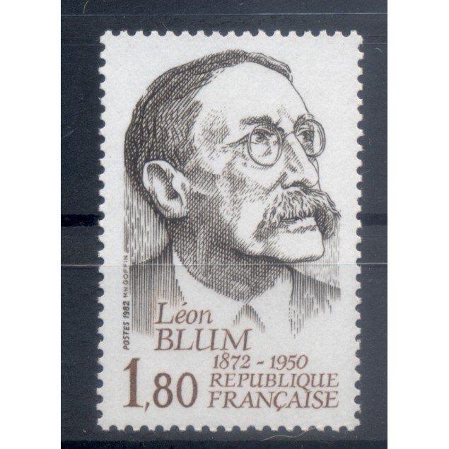 France 1982 - Y & T n. 2251 - Léon Blum (Michel n. 2373)