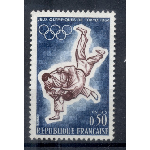 France 1964 - Y & T n. 1428 - Tokyo Olympics  (Michel n. 1486)