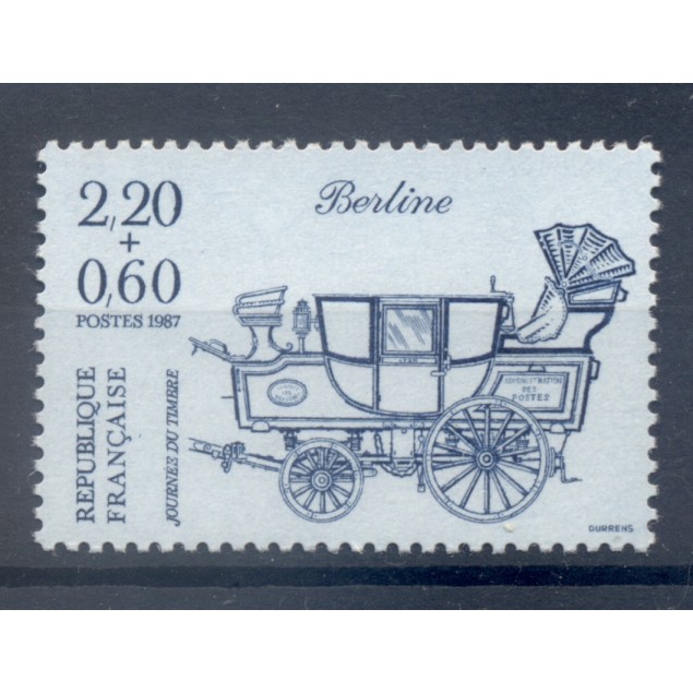 Francia  1987 - Y & T n. 2469 - Giornata del Francobollo (Michel n. 2600 C b)